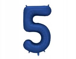 Party Deco Fólia lufi "5", 86cm, sötétkék