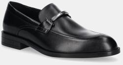 BOSS bőr mokaszin Tayil - fekete Férfi 45