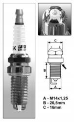 Brisk EOR14LGS (3142) gyújtógyertya, BRISKPremium Lgs