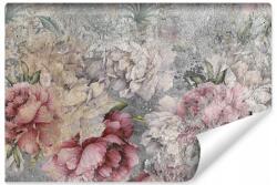 Muralo Fotótapéta, virágok, bazsarózsa, beton, 135×90cm (MF-4986-VE135-90)