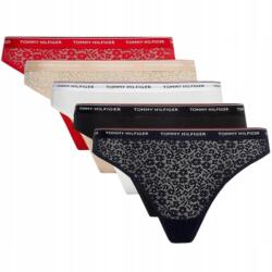 Tommy Hilfiger Női Tanga, 5-PACK, Size XS, pamut, eredeti (8720645450580)