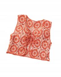 Shein M-es Blúz Horgolt Mellény