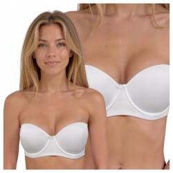 Siélei Önhordó melltartó, merevítős, fehér, Size 95B (biustonosz bandeau 2550 Sielei włoska marka)