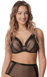 Nipplex Push up melltartó, fekete-bézs, 70D