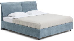 Bonami Kék kárpitozott ágyneműtartós franciaágy ágyráccsal 180x200 cm Myra Pillow - Bonami Selection
