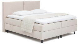 Bonami Bézs ágyneműtartós boxspring ágy 160x200 cm Elva Bold - Bonami Selection