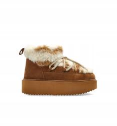 Inuikii Teddy Platform bézs női hócipő, velúr, Size 38 (1001.006.0051.106)