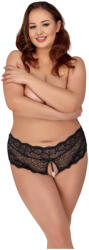 Cottelli Collection Curves - nyitott csipke bugyi (fekete) (23110201051) - szexvital