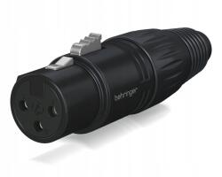 BEHRINGER X3F-BK XLR csatlakozó, fekete, 3 pólusú (0005-AAD86-000)