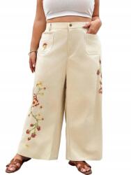Shein 6XL-ES Hímzett Mintás Nadrág