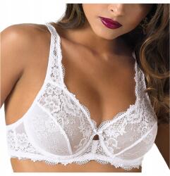 Siélei Wonderlace 2442, puha csipkés melltartó, fehér, Size 95D