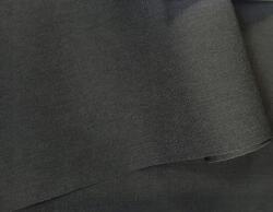 AS Creation Vinyl tapéta, fekete vászon utánzat, 10m (10393-47)