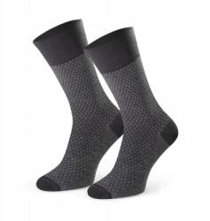 Steven Férfi jacquard öltöny zokni 011, Size 45-47, grafit 002