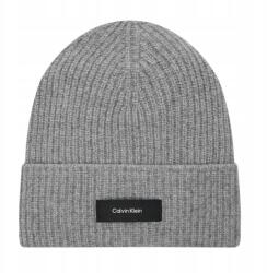Calvin Klein Férfi Sapka, Daddy Wool Rib, szürke, gyapjú, szigetelő (K50K507495)