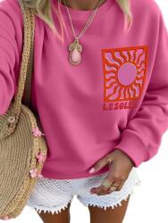 Shein Nyomott Mintás Női Pulóver