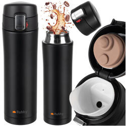 Ruhhy Termobögre / termosz pohár forró italokhoz - 440 ml, szivárgásmentes, RUHHY (00390)