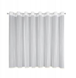 Eurofirany Függöny, 300×150cm, fehér, áttetsző, 100% poliészter (EURO_386766)