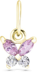  14 karátos arany pillangó medál (AU14077) AU14077