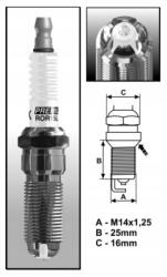 Brisk ROR14LGS gyújtógyertya, BRISKPremium Lgs