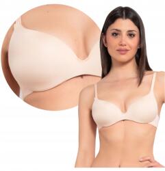 Siélei Push-Up melltartó, láthatatlan merevítőkkel, bézs, Size 90B, push-up, 83% poliamid, 17% elasztán (stanik damski push up 1368 Sielei)