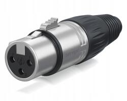 BEHRINGER X3F-SR XLR csatlakozó, ezüst, 3 pólusú (0005-AAC86-000)