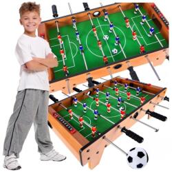 Gotel Csocsó Játék, fa, 69×36cm, 18 focista, kompakt, ügyességi (Piłkarzyki drewniane B7C1)