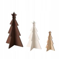 BOLTZE Dekoratív Karácsonyfa Rétegelt Lemez Mdf Többszínű 12 18 25 CM 3 Db (4066076279678)