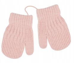 Noviti Enyhén bélelt kesztyű, zsinórral, Size 16cm, 6-8 év, rózsaszín (RZ077-G-01-000016)
