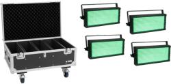  EUROLITE Set 4x LED Strobe SMD PRO 864 DMX RGB + Flightcase (20001054)