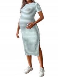 Shein XL Rövid Ujjú Kismama Ruha