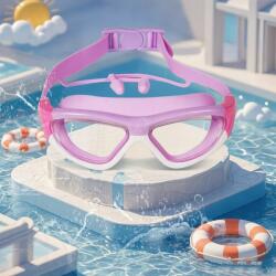  Gyerek Úszószemüveg, füldugó, tároló doboz, lila