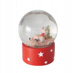 BOLTZE Hógömb Polyresin Manókkal Ø10, 1 CM Többszínű (2050119 -pattern2)