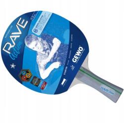 Gewo Rave Action asztalitenisz ütő, kezdőknek, ergonomikus, 5 rétegű fa, ITTF (Dla początkujących i hobbystycznych graczy)