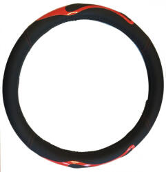  Műbőr sport mintás kormányvédő KV-TH38567R (KVTH38567R_alf)