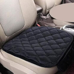  Vastag Szövet ülésvédő tároló zsebbel - fekete (1 db) (02287_alf)