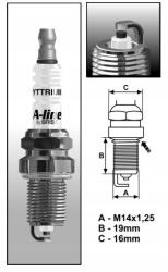 Brisk A11 (0027) Brisk gyújtógyertya, A-Line DR15YCY-1, Brisk