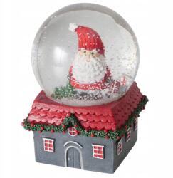 BOLTZE Hógömb Polyresin Ø10 CM Magasság 14 4 CM Mikulás (2051213 -santa)