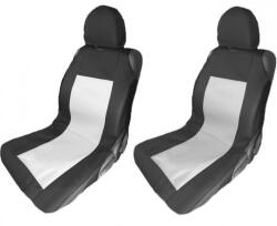 Autolife Trikó üléshuzat fejtámla huzatokkal, 5mm vastag anyag, szürke - párban 23087g (02256) - akcio-shop