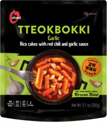 O`Food O'Food tteokbokki-fokhagymás szósszal 260 g - vitalora