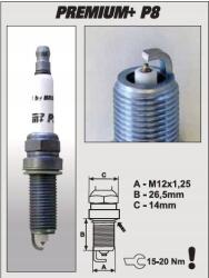 Brisk P8+ MR14YIR-9 irídium gyújtógyertya