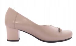 Aga Női bőr cipő, szürke, Size 37, természetes bőr (09909/3312)