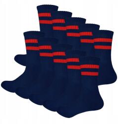  Férfi frottír zokni Sport zokni szett 5 pár sötétkék 41/47