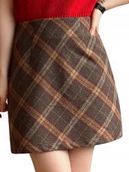 Shein XL Kockás Női Szoknya