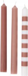 Kapimex B. V Gyertya, hagyományos, Dinner Candles, 3 db, barna (871724)