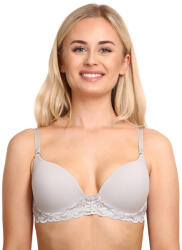 Gina Női melltartó Gina szürke, merevített melltartó (17007 - grey) 75C