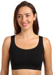 Moravec Női melltartó Moravec varrat nélküli fekete (Sport top) L/XL