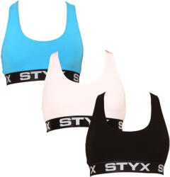 Styx 3PACK női melltartó Styx sport multicolor (3IP09019) M