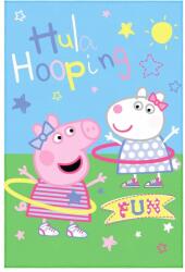 Jerry Fabrics Pătură fleece Purcelușa Peppa - Hula Hooping | 100 x 150 cm (1212300) Patura