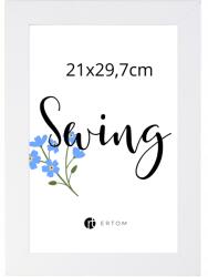Ertom Képkeret 21x29, 7 fehér A4, Ertom fotókeret tartóval (SW23 w Multi-Swing 21x29,7 Ramka white)