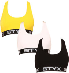 Styx 3PACK női melltartó Styx sport multicolor (3IP09018) M